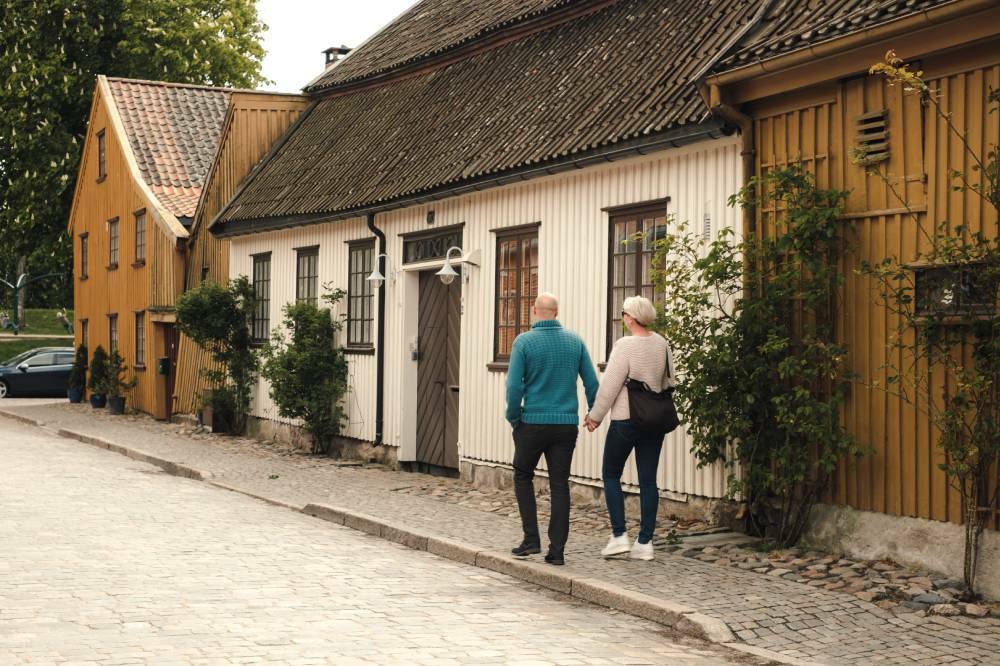 Historiske omgivelser i Gamlebyen i Fredrikstad - Gamlebyen Hotell Fredrikstad